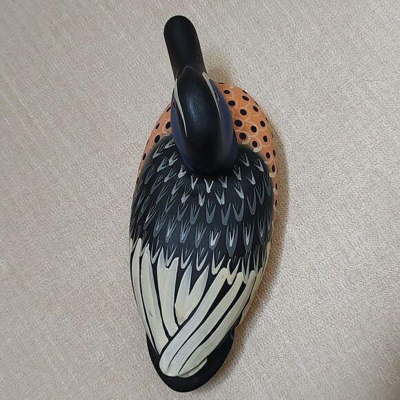 Vintage Handmade Wood Duck Decoy Signed by Andy Andersen - Picture 10 of 10